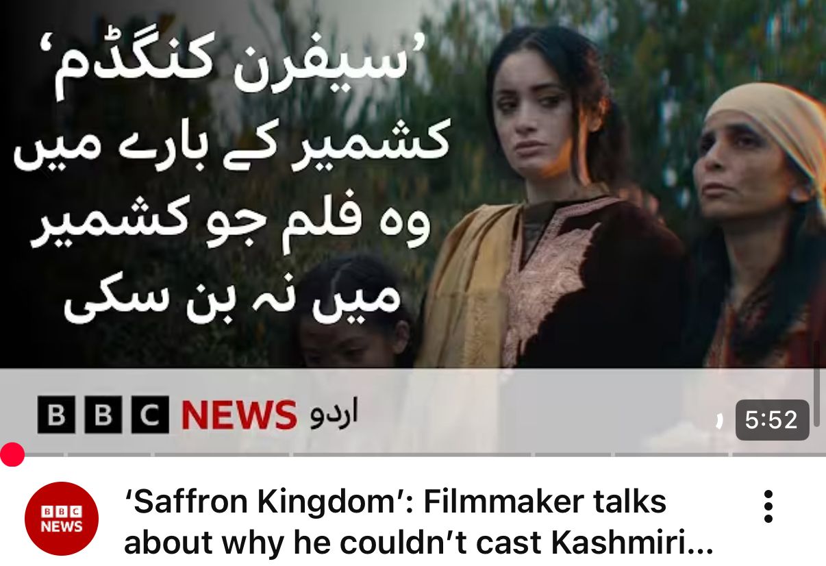 Preview of 'Saffron Kingdom': Filmmaker talks about why he couldn't cast Kashmiris in his film